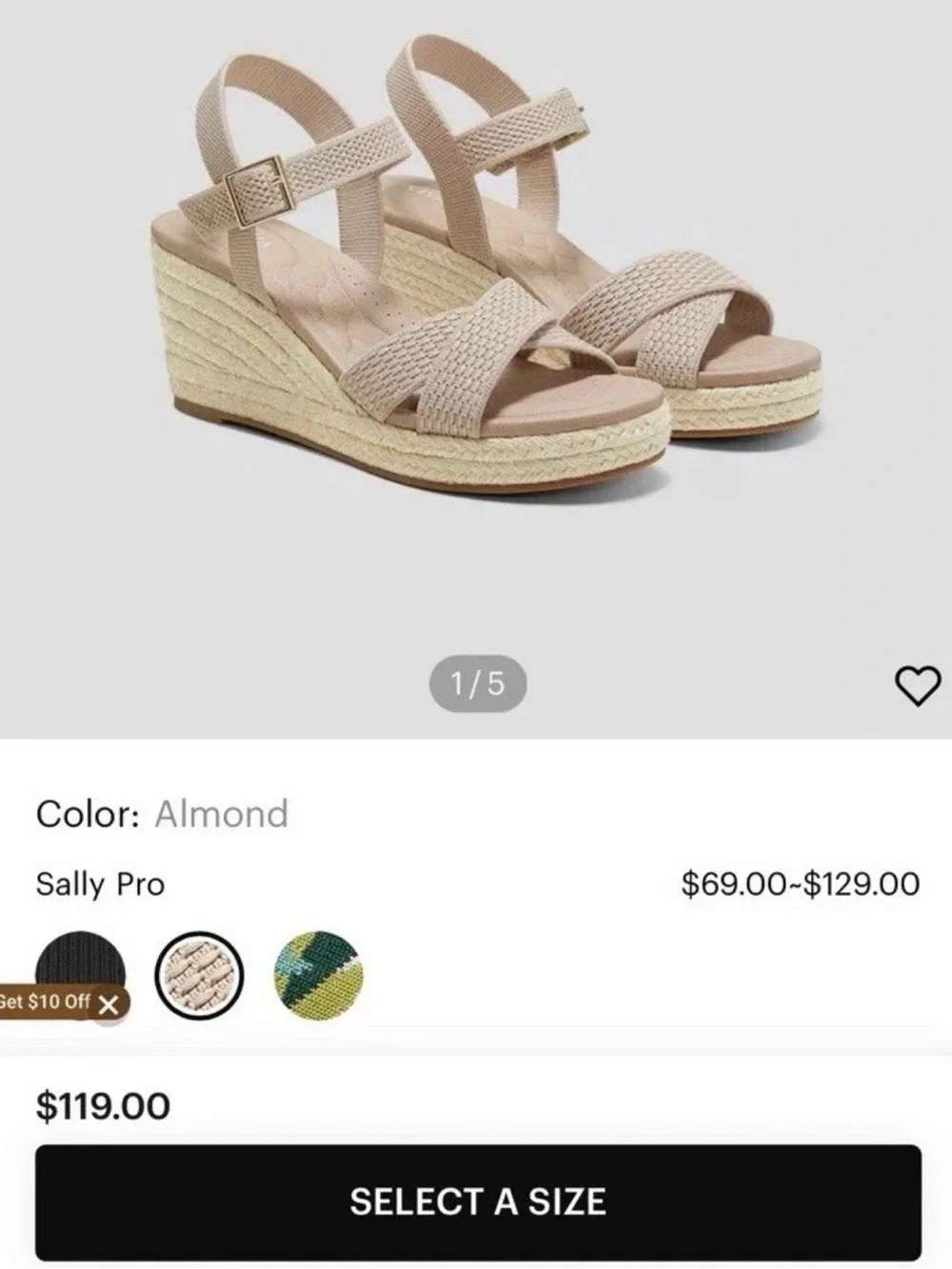 Women’s Neutral Beige Espadrille Wedge Sandals with Ankle Strap